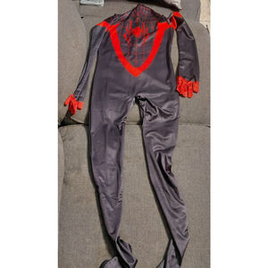 Boys Unbranded 140 Size Charcoal Red Superhero Costume no mask